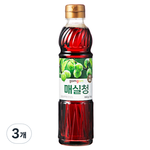 곰곰 매실청, 3개, 660g, 1개