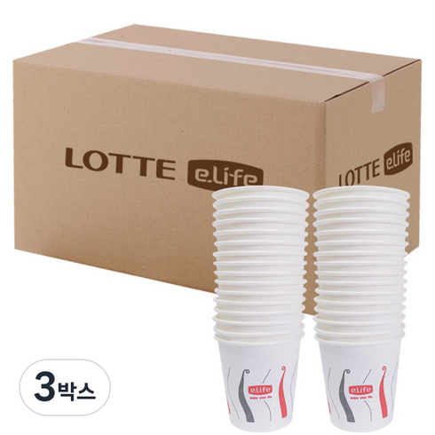 롯데이라이프 소주컵, 2000개입, 3박스