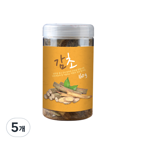 올바른상회 감초, 160g, 5개