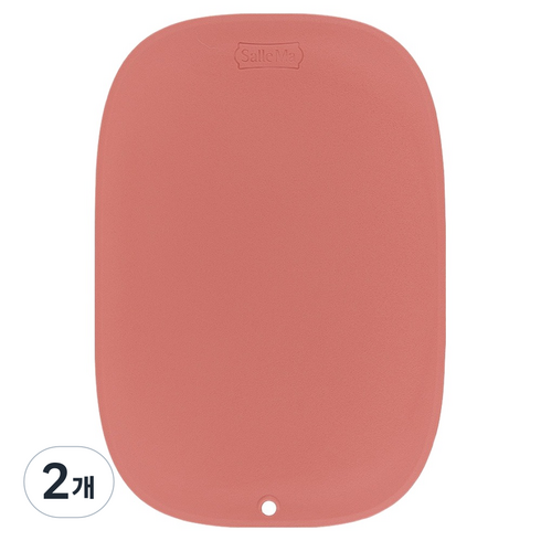 샐마 TPU 마카롱 도마, 살구, 2개