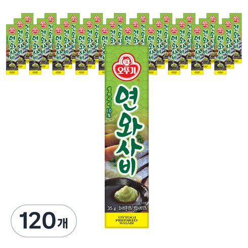 오뚜기 연와사비, 35g, 120개