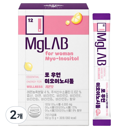 마그랩 포 우먼 미오이노시톨 4000 엽산 아연 30p, 150g, 2개