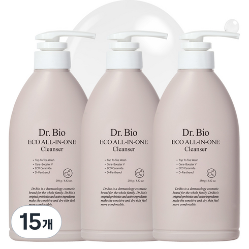 닥터바이오 에코 올인원클렌저 워시, 250g, 15개