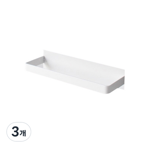 디몬 철제 실내화 걸이 자석형, 화이트, 3개