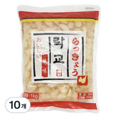 토호식품 락교 파우치, 1kg, 10개