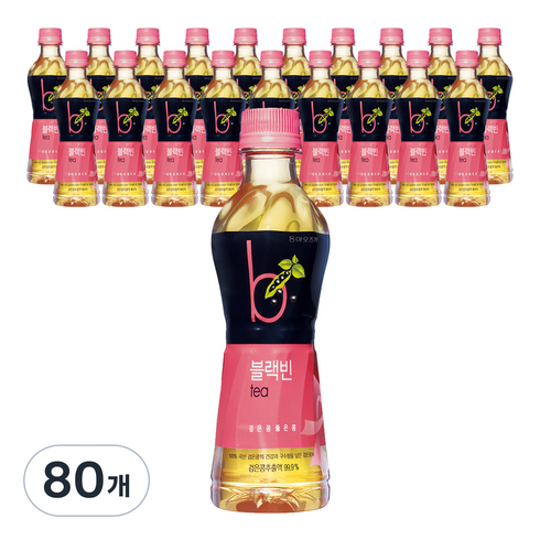 블랙빈티, 340ml, 80개