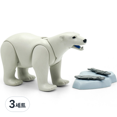 플레이모빌 피규어 북극 곰 71053, 3세트