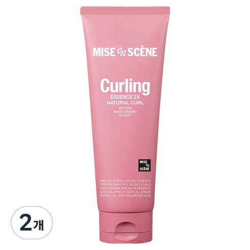 미쟝센 컬링 에센스 2X 내추럴 컬, 250ml, 2개