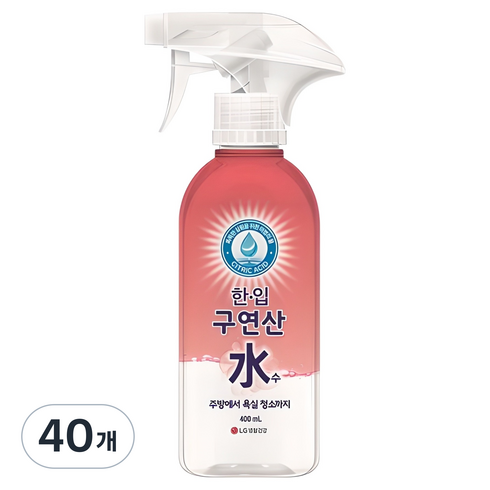 한입 구연산수 분무기형, 400ml, 40개