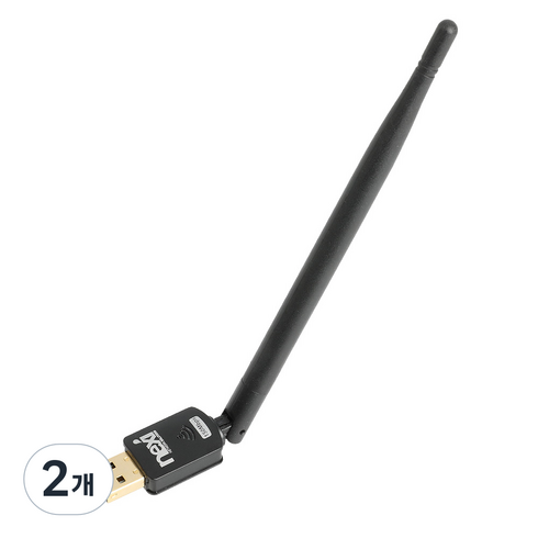 넥시 802.11n 외장안테나 USB 무선랜카드, NX-150NA, 2개
