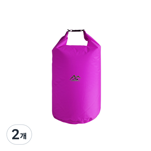 알럽핏 캠핑용 야외 방수 가방 20L, 퍼플, 2개