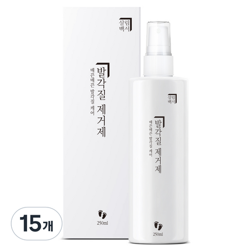 살림백서 뿌리는 발각질 제거제, 1개입, 15개, 250ml
