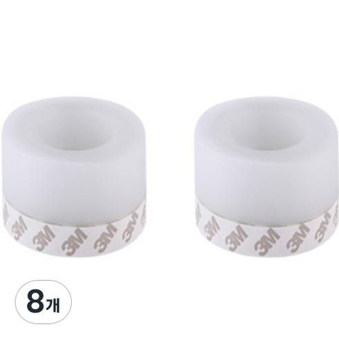 요로코롬 실리콘 틈새막이 문풍지 방풍 테이프 JW03 45mm 길이 2.5미터, 8개