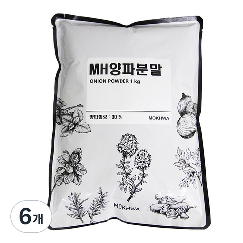 딜리셔스마켓 MH양파분말, 1kg, 6개