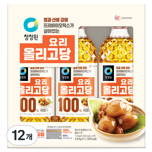 청정원 요리 올리고당, 1.2kg, 12개