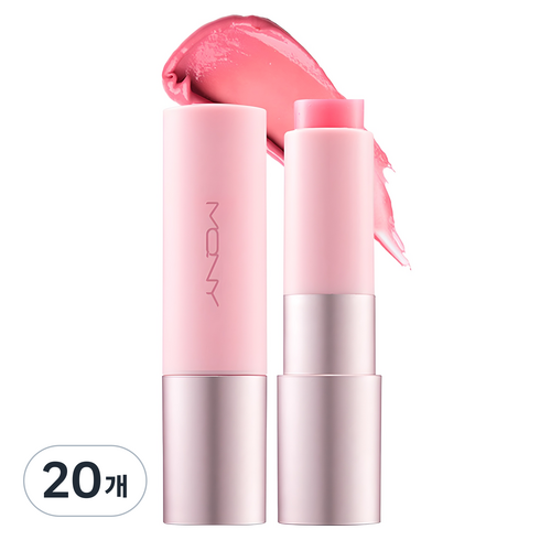 맥퀸뉴욕 베러댄키스 립밤 포 우먼, 파스텔핑크(피치 바닐라향), 3.5g, 20개
