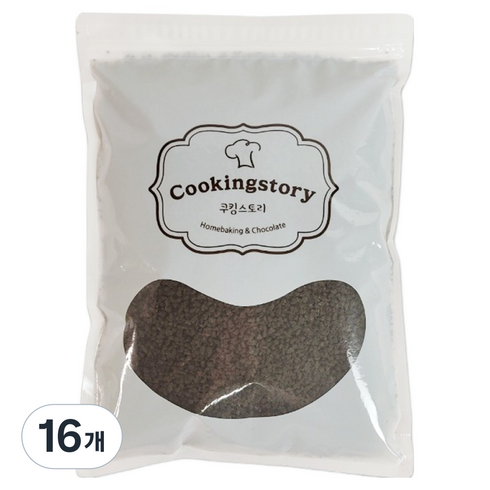 쿠킹스토리 초코크런치, 1kg, 16개