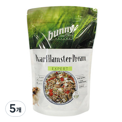 버니네이처 드워프 햄스터 드림 엑스퍼트, 500g, 5개