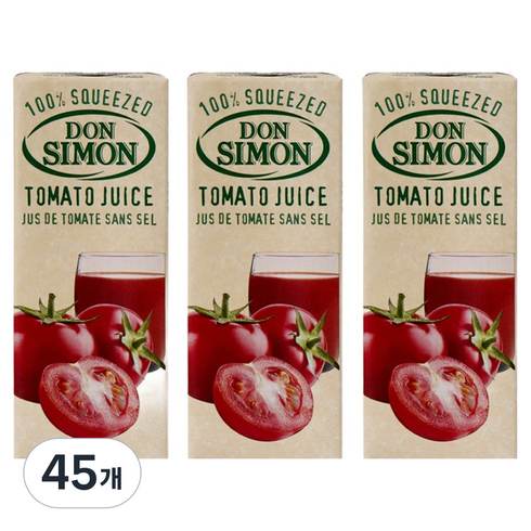 돈시몬 착즙 토마토 주스, 200ml, 45개
