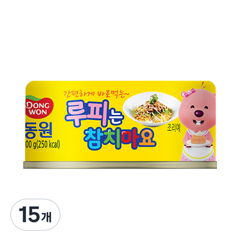 동원 루피는 참치마요, 100g, 15개