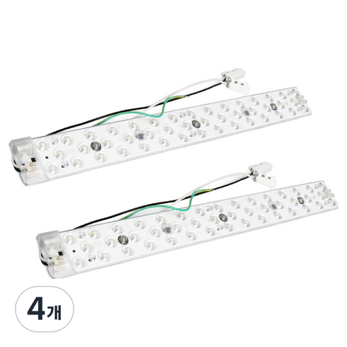 라이톤 KDT LM FPL 36W 대체 LED 모듈 형광등 25W, 주백색, 4개