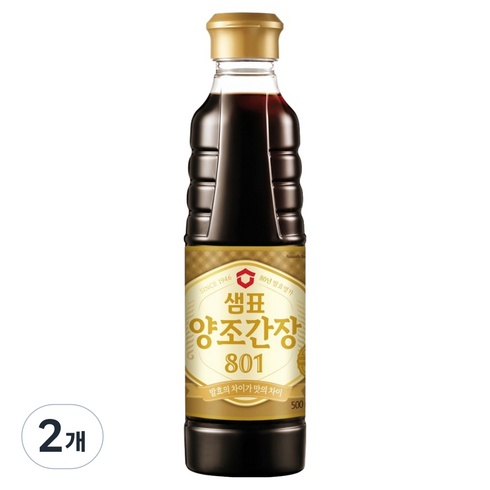 샘표 양조간장 801, 2개, 500ml