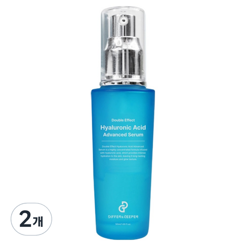 디퍼앤디퍼 더블 이펙트 히알루론산 어드밴스드 세럼, 2개, 50ml