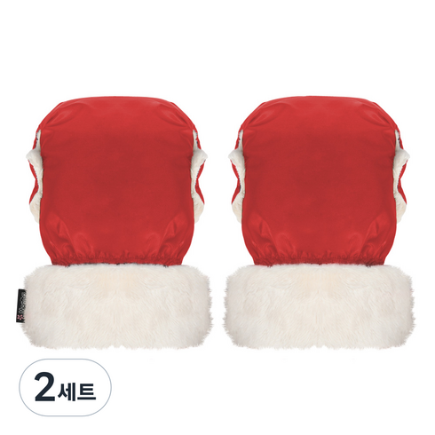 마니또 코지 핸드 머프, 레드, 2세트