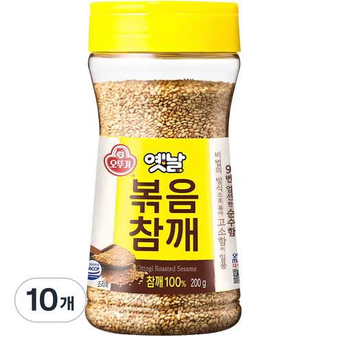 오뚜기옛날 볶음참깨, 200g, 10개
