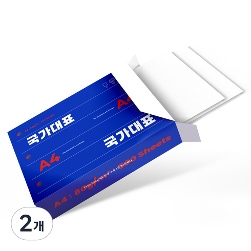 한국제지 국가대표 복사용지 80g, 1000매, A4