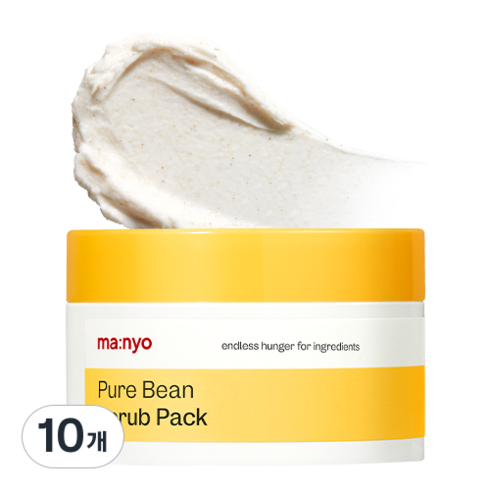 마녀공장 퓨어 돌콩 스크럽 팩, 100g, 10개