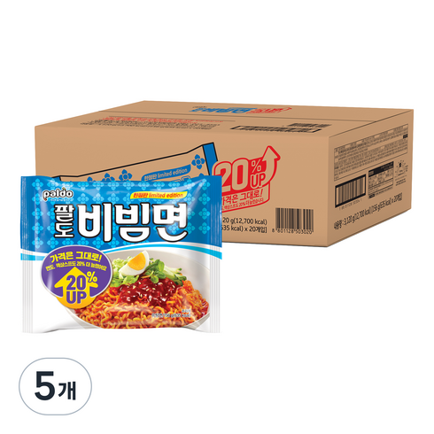 팔도비빔면 156g, 100개