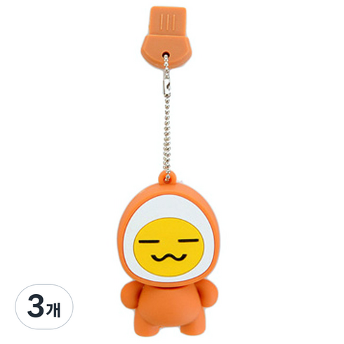 칼론 구운계란3총사 캐릭터 USB메모리, 16GB, 3개