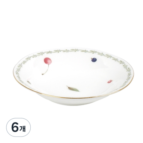 노리다케 포트쇼어 찬기 볼 중 19cm, 혼합 색상, 6개