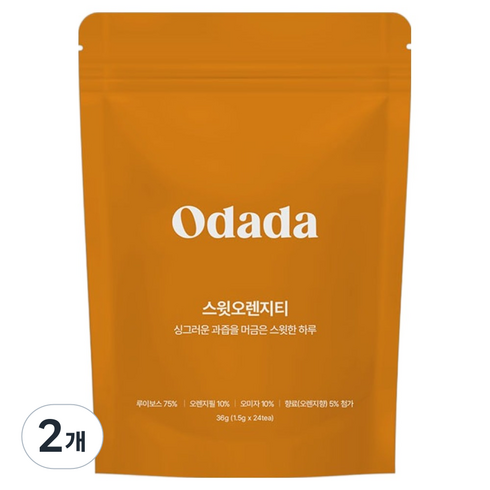 오다다 스윗오렌지티, 1.5g, 24개입, 2개