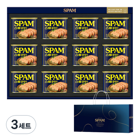 스팸 1호 선물세트, 4.08kg, 3세트