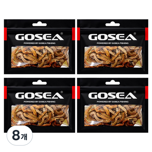고씨낚시 동결건조 낚시 홍갯지렁이 GSF-L1-H, 10g, 8개