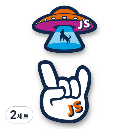 조이서 하네스용 패치, 2세트, UFO + ROCK