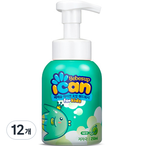 아이캔 베베숲 포밍 핸드워시 메론향, 250ml, 12개