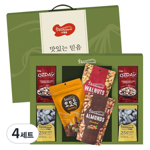 Derchaeum 맛있는 믿음 견과세트 4호, 4세트
