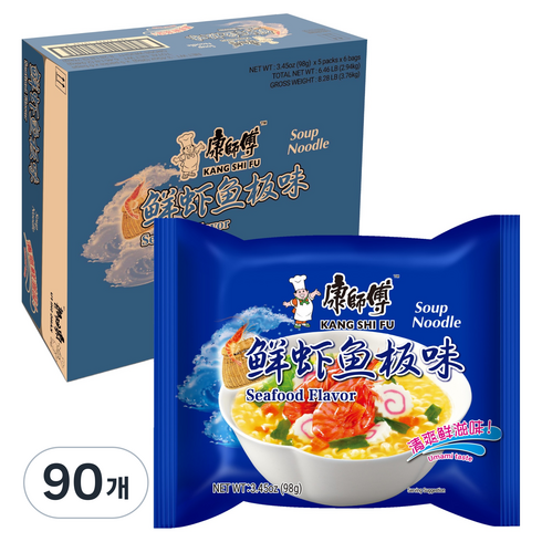 캉스푸 선하어반맛 라면 98g, 90개