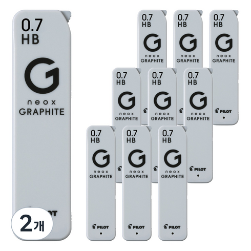파이롯트 네옥스 그라파이트 샤프심 HB, 0.7mm, 20개