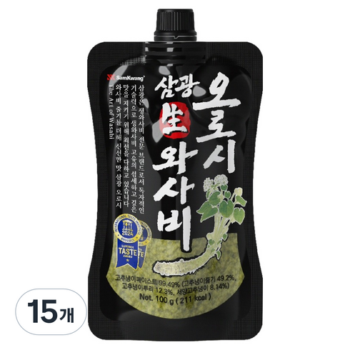 SamKwang 생와사비 오로시, 100g, 15개