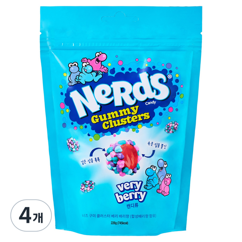 너즈 구미 클러스터 베리베리, 4개, 226g