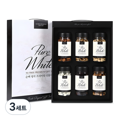 너트리 견과류 선물세트 6종 순백 5호, 3세트