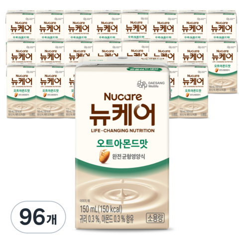 뉴케어 오트아몬드맛 소용량, 150ml, 96개