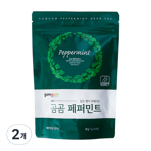 곰곰 페퍼민트, 1g, 30개입, 2개
