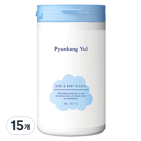 편강율 키즈앤베이비 표백제, 1kg, 15개