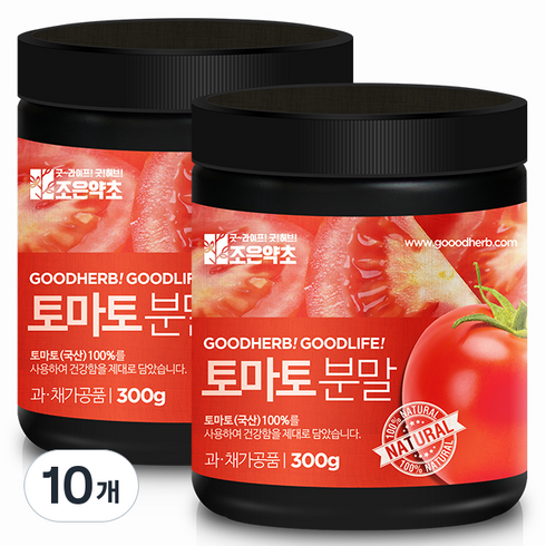 조은약초 토마토 분말, 300g, 10개