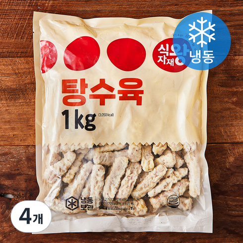 식자재왕 탕수육 (냉동), 1kg, 4개
